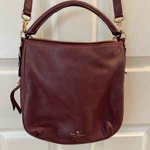 Kate Spade maroon purse